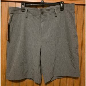 32 Degree Cool Shorts Men Sz 36 Gray Melange Performance Pockets‎ Outdoor NWT